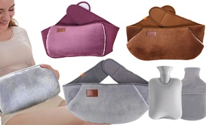 Plain-Coloured Belt Cover with Hot Water Bag Set