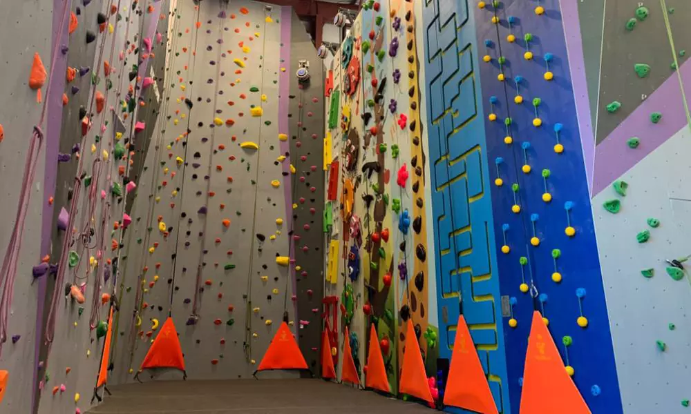Indoor Rock Climbing Day Passes with Gear Rental Included at Risen Rock (Up to 26% Off)