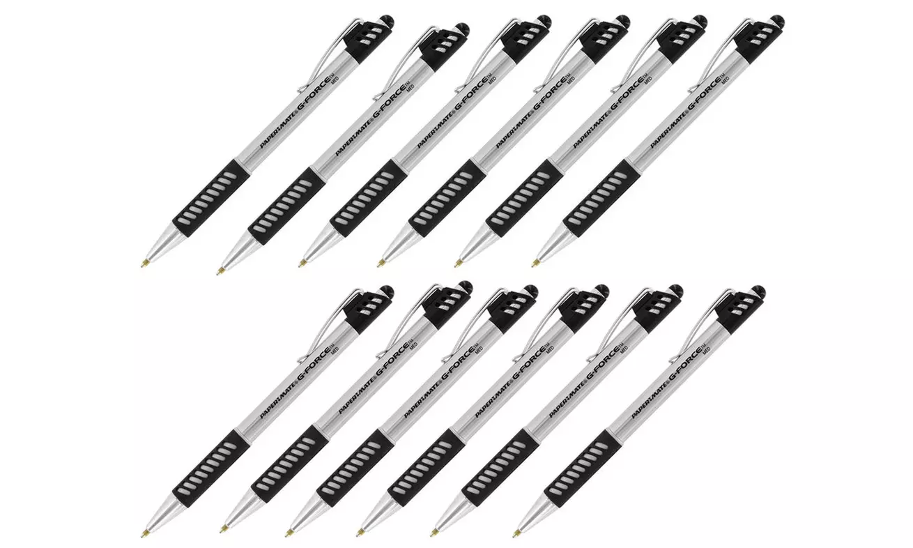 Papermate G-Force Stainless Steel Mechanical Pencils (12-Pack) - Primary Image
