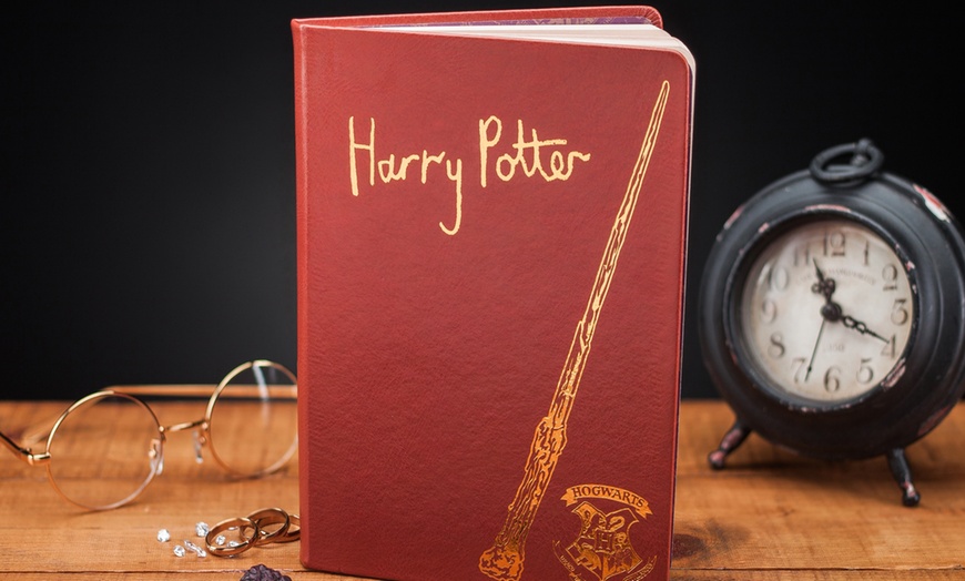 Image 1: Harry Potter Notebook and Pen