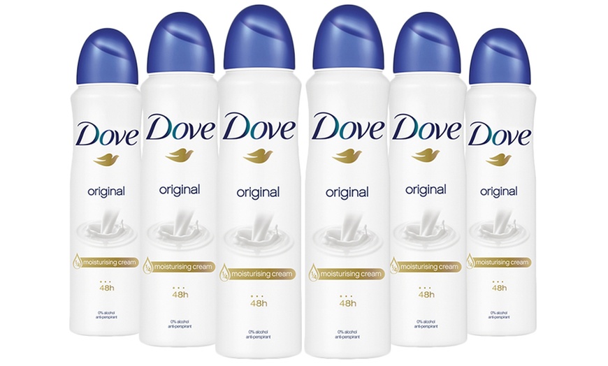 Image 21: Six-Pack of Dove Antiperspirant Deodorant Spray