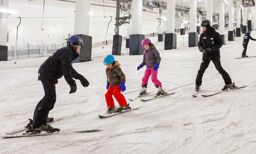 Image 3: 60-Min Private Ski or Snowboard Lesson for Families Up to 5