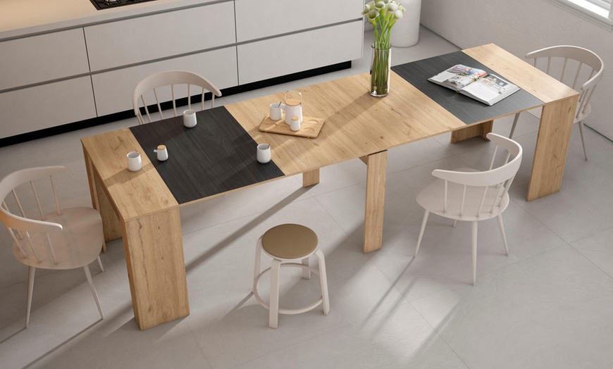 Image 27: New Table console extensible, Accueille jusqu'à 6 et 14 personnes En différentes couleurs