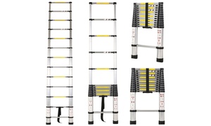 3.2m or 3.8m Telescopic Ladder