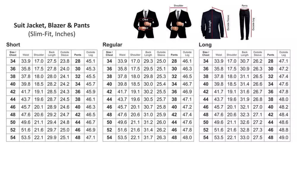 Verno Men's Slim-Fit Suit (2-Piece) - Second Medium