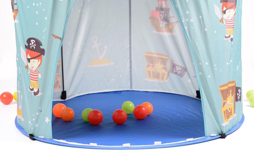 Image 5: Children's Pirate Pop Up Play Tent