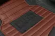 Universal All-Season Heavy Duty Luxury Faux Leather Stripe Car Floor Mats
 - Second Medium