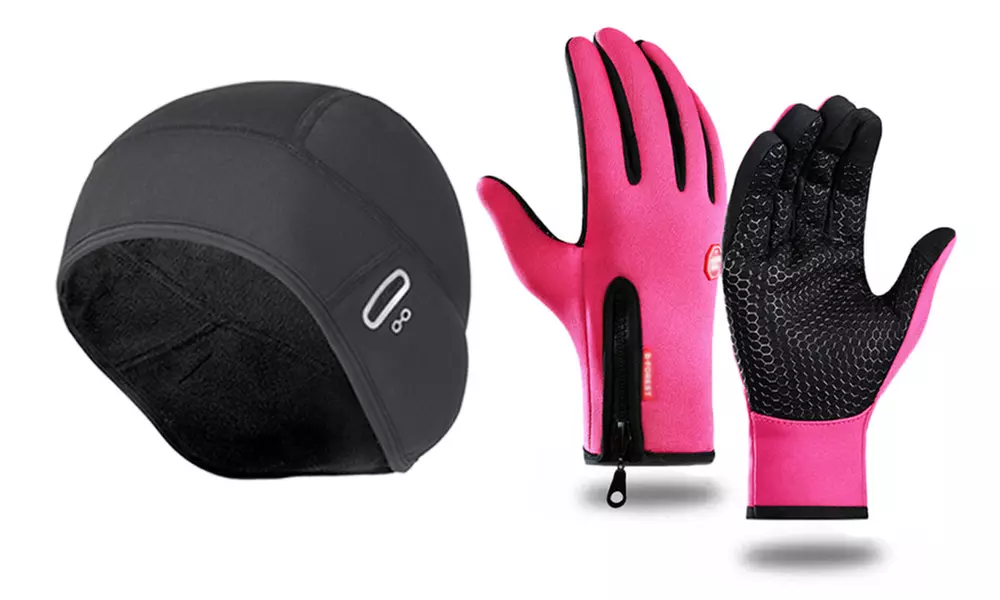 Onderhelm muts en handschoenen