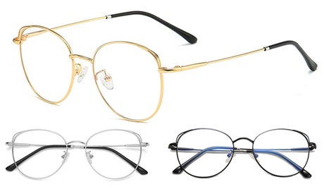 Occhiali con filtro Bluelight con round frame disponibili in 2 colori