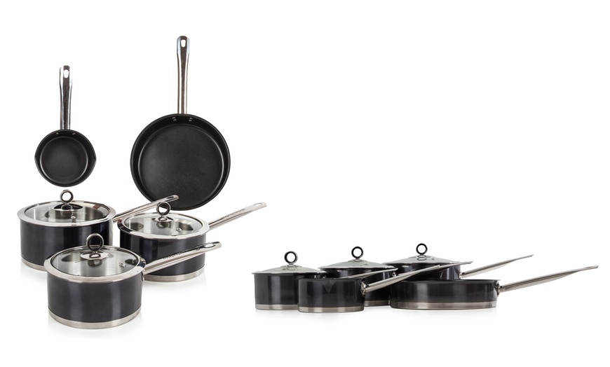 Image 2: Morphy Richards 5-Pc Saucepan Set