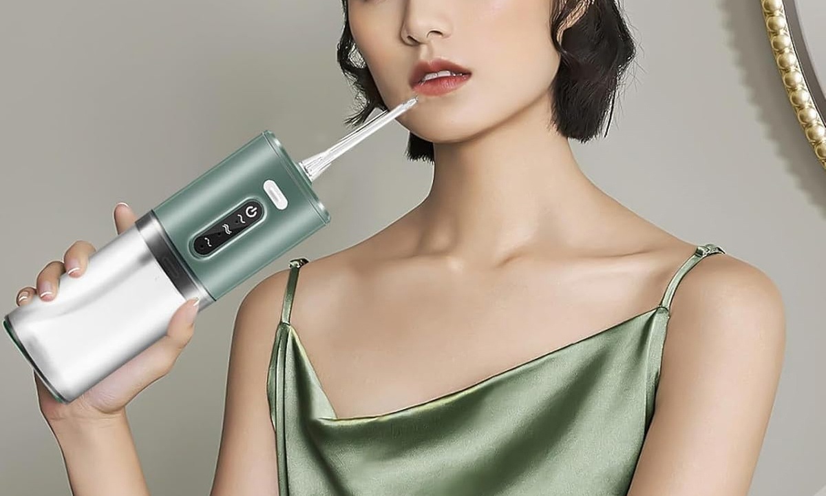 Fil dentaire électrique sans fil avec 5 buses