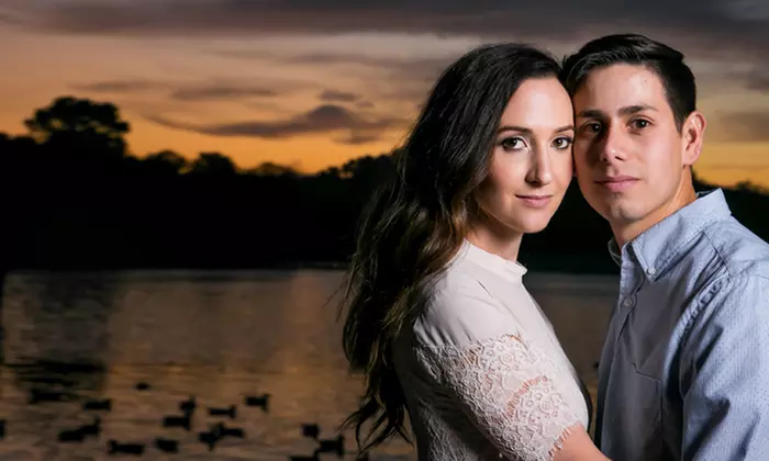 60- or 120-Minute Engagement Photo Shoot with Optional Pro Studio Lights at HopeBoat Productions (Up to 63% Off) - Primary Image