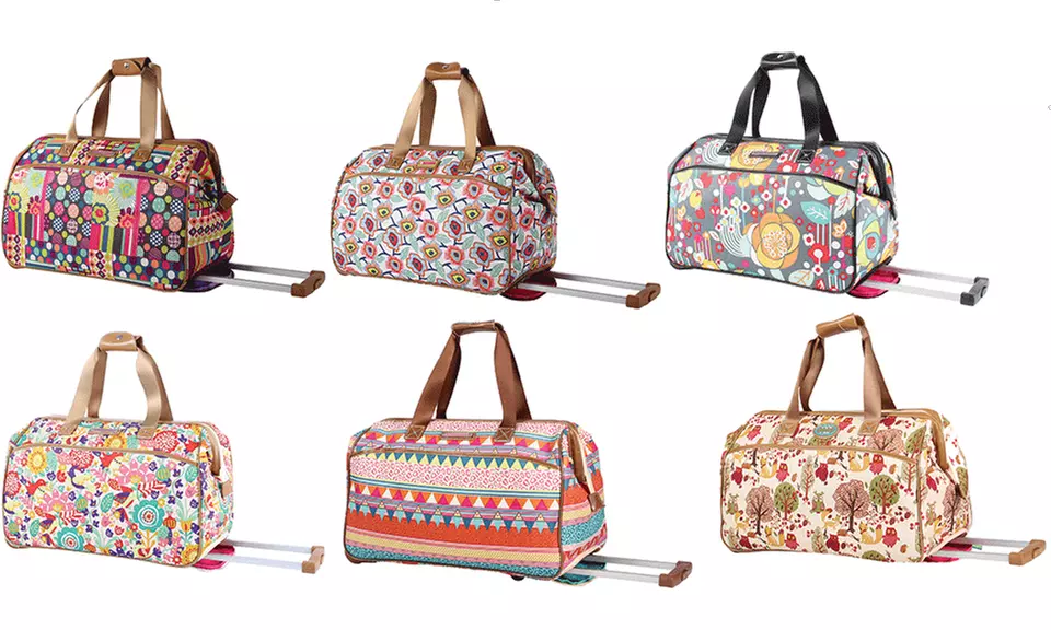 Lily Bloom Wheeled Duffel Bag - Primary Image