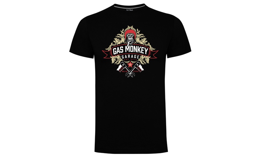 Image 3: Gas Monkey Garage T-Shirt with Front Print