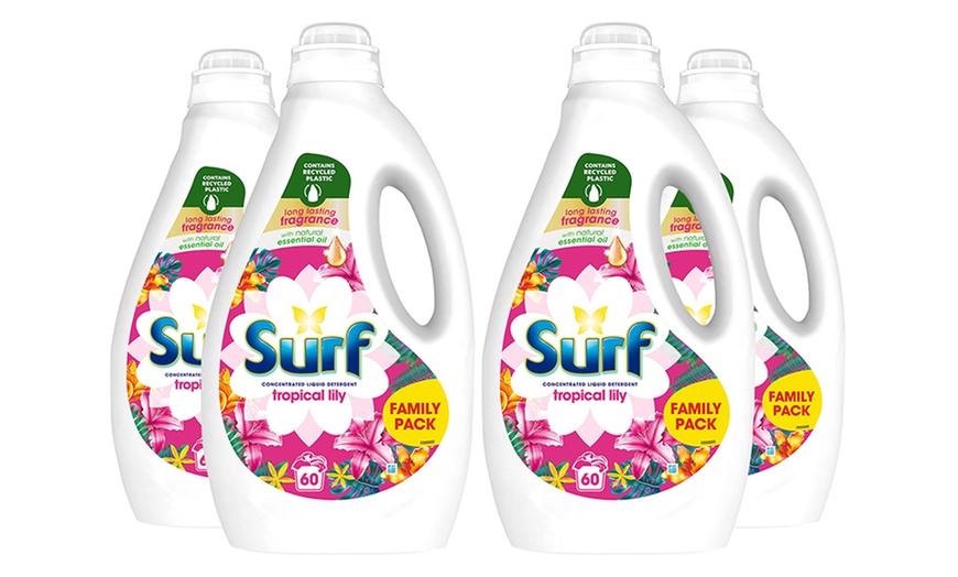 Image 7: Two or Four Surf Concentrated Liquid Laundry Detergents 1.62L