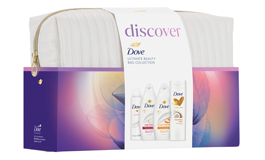 Image 3: Upto Four Packs of Dove Four-Piece Gift Sets for Her with Beauty Bag