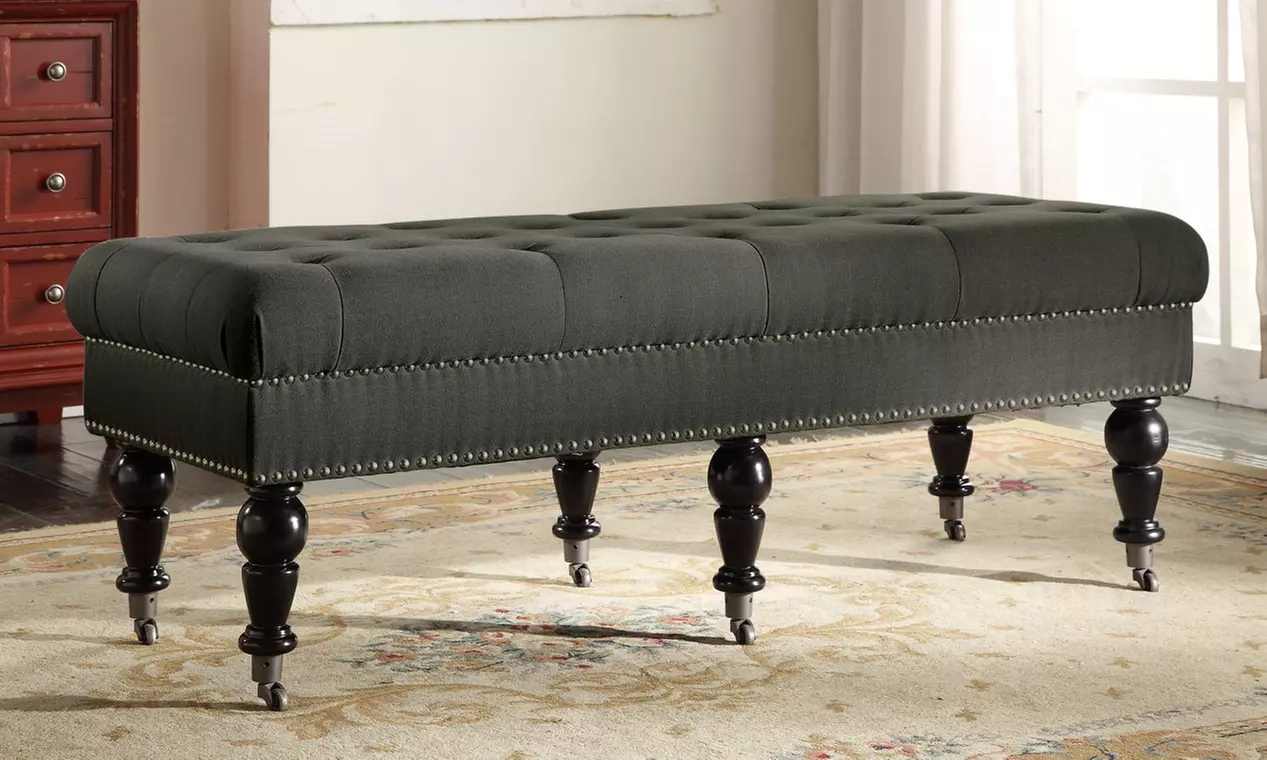 Isabelle Tufted Entryway Bench - Primary Image