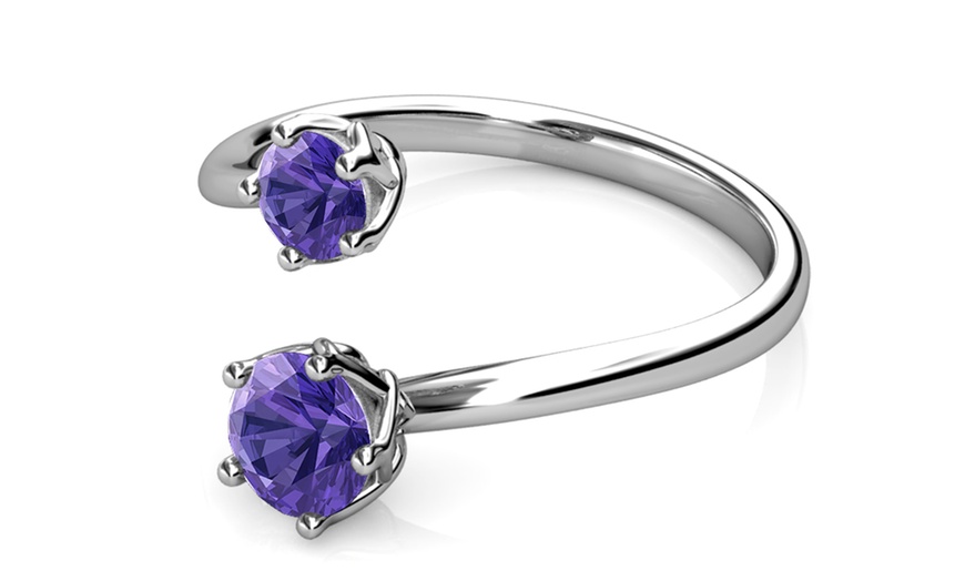 Image 4: Purple Stone Ring