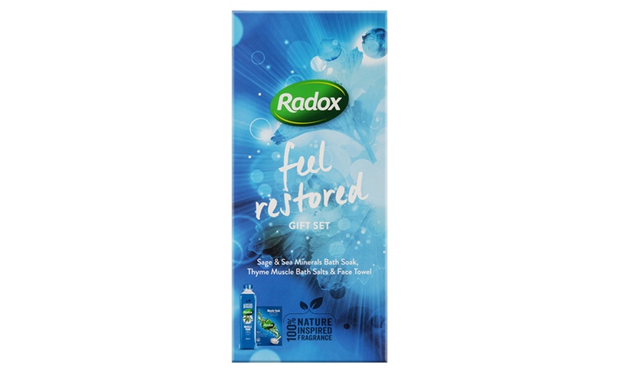 Image 2: Radox Feel Restored Gift Set