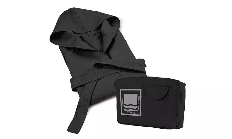 Accappatoio in microfibra con trattamento super assorbente