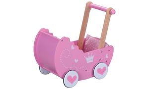 Lelin Wooden Doll Pram