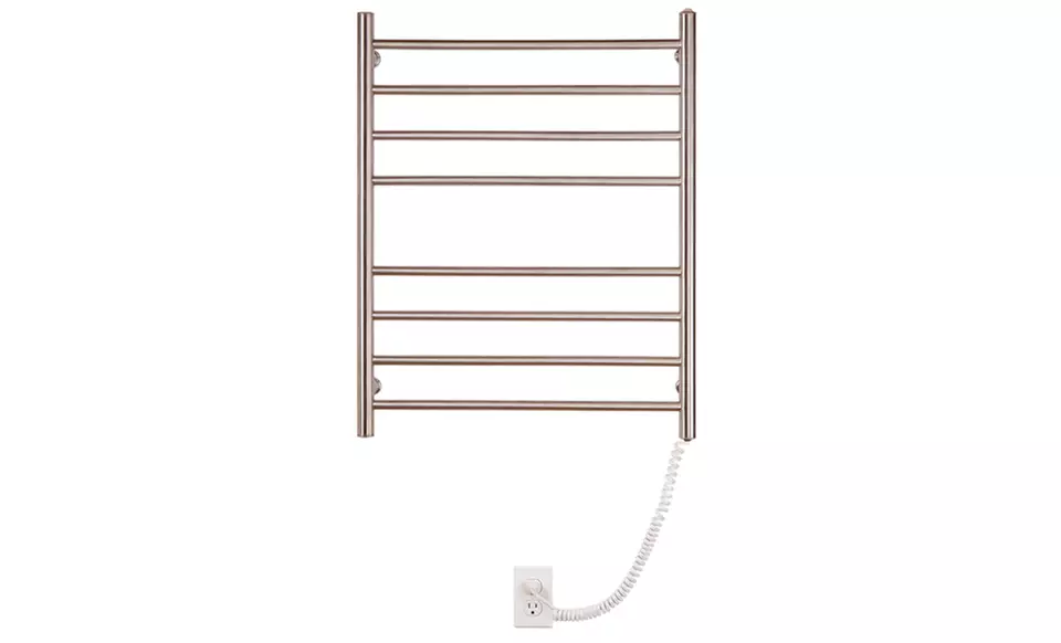 Myson Stainless Steel 8- or 10-Bar Wall Mount Electric Towel Warmers from $98.99–$124.99 - Second Medium