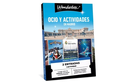 2 entradas para 1 actividad a elegir en Madrid - Wonderbox Connect