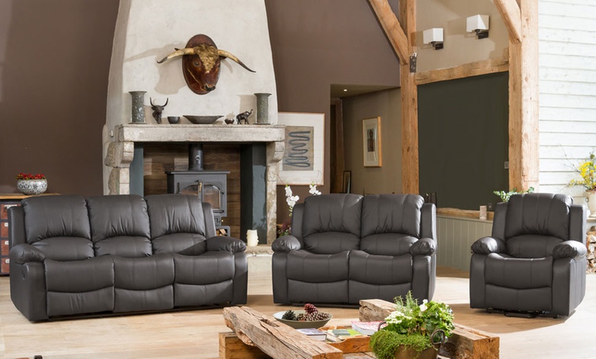 Image 30: Up to Three Reclining Sofa Sets 