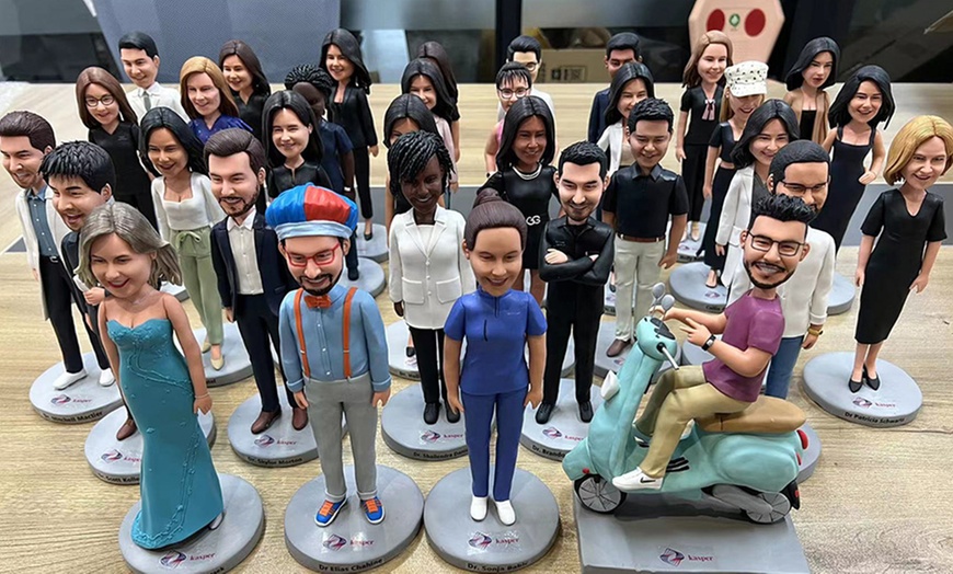 Image 8: Small Figures, Big Smiles: Standard or Fully Customized Bobbleheads