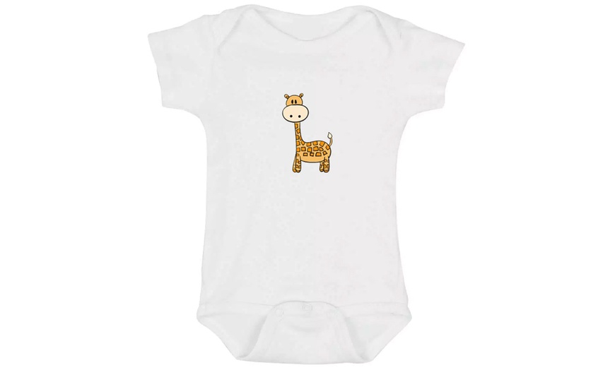 Image 3: Animal Multipack Babygrows