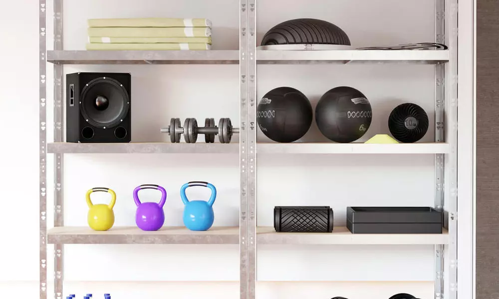 Étagère de rangement polyvalente en métal pour charges lourdes