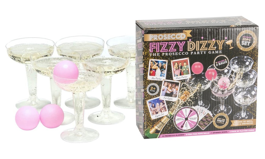 Image 1: One, Two or Four Prosecco Fizzy Dizzy Drinking Games