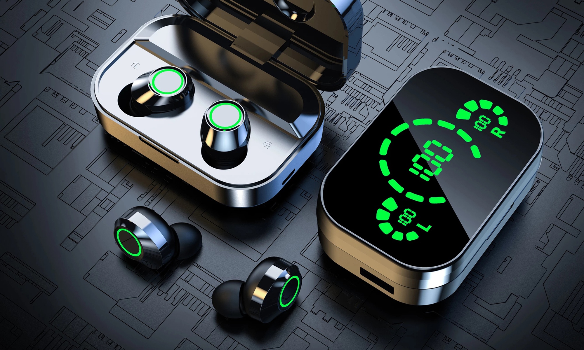 Auriculares inalámbricos Bluetooth 5.3