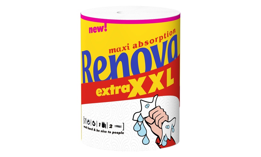 Image 3: 20 Rolls of Renova Maxi Absorption Kitchen XXL Towels