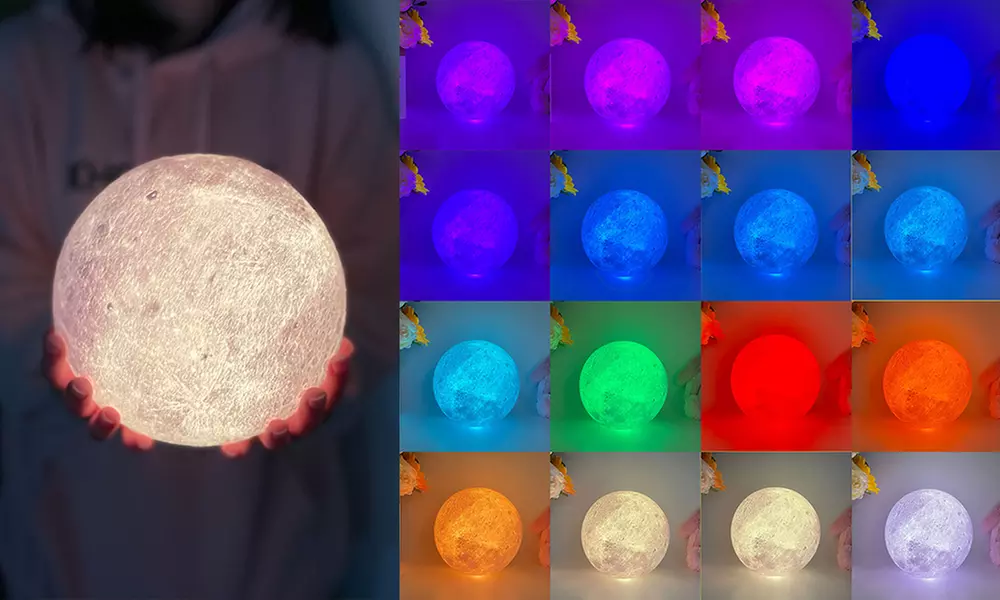 85% Off Personalized Moon Lamp from Justyling