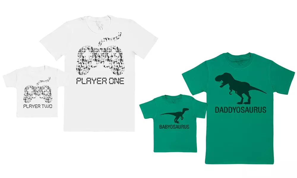 Spoilt Rotten Father and Baby Matching T-Shirts - Primary Image