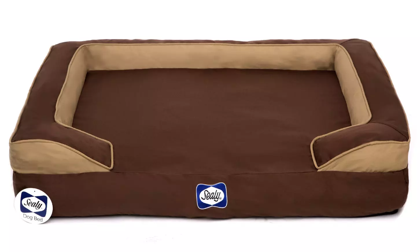 Sealy Cushy Cuddler Ortho Foam Dog Bed with Cooling Gel - Second Medium