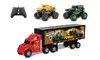 R/C Monster Jam Hauler Set with Grave Digger and Toro Loco (4-Piece)