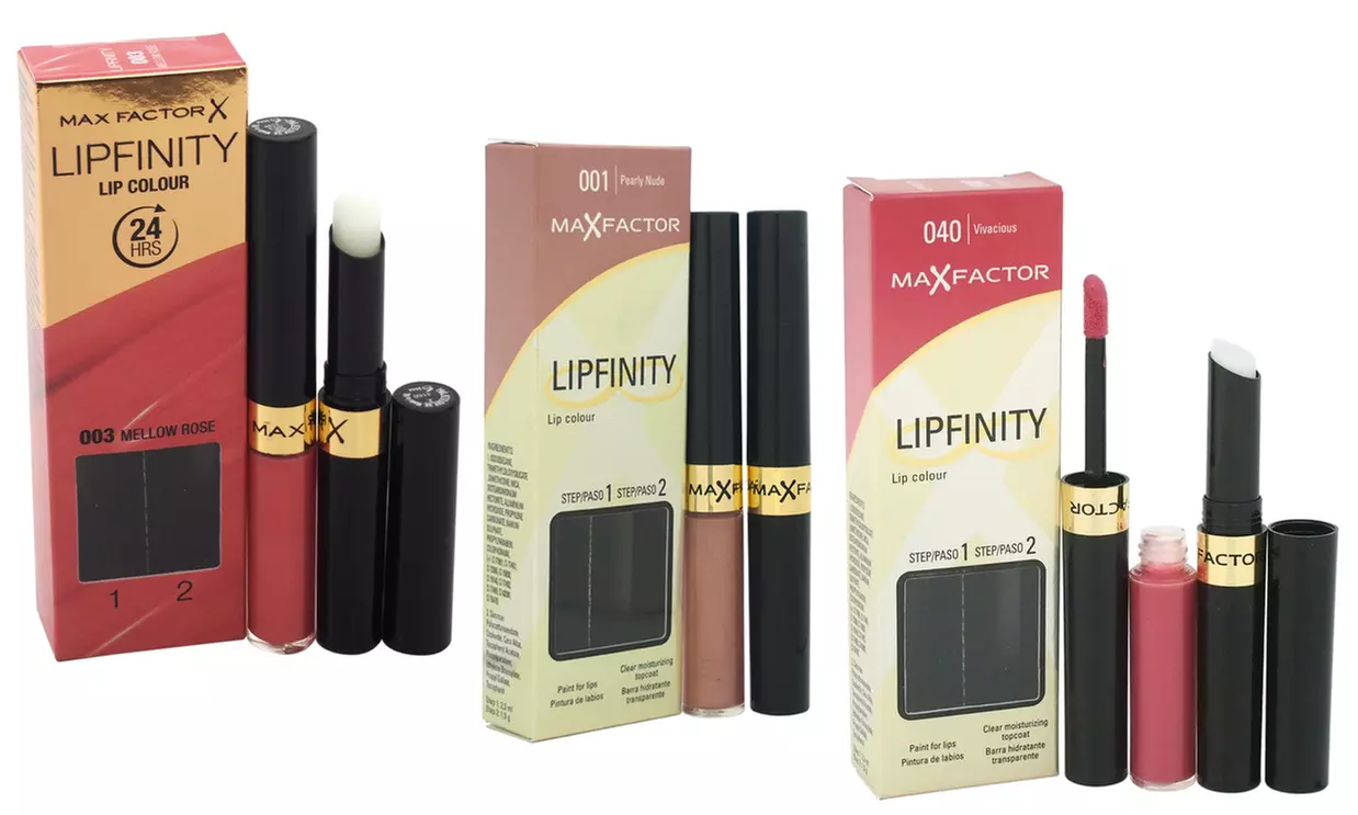 Max Factor Lipfinity Lipsticks - Primary Image