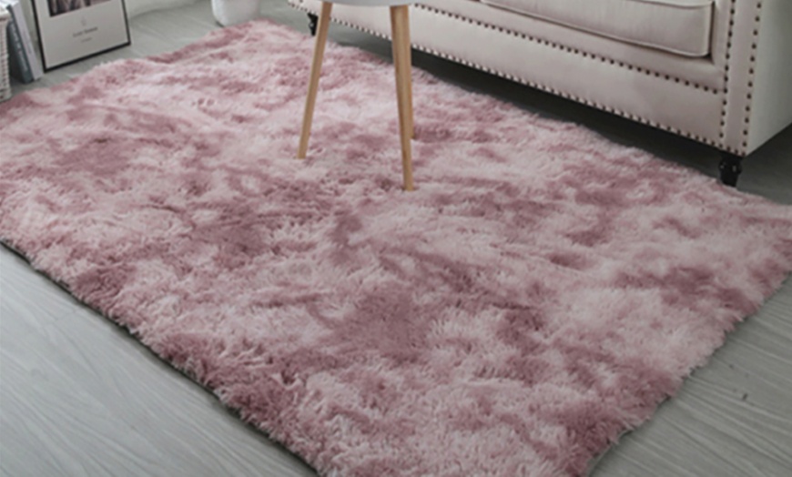 Image 3: Rectangular Faux Fur Carpet