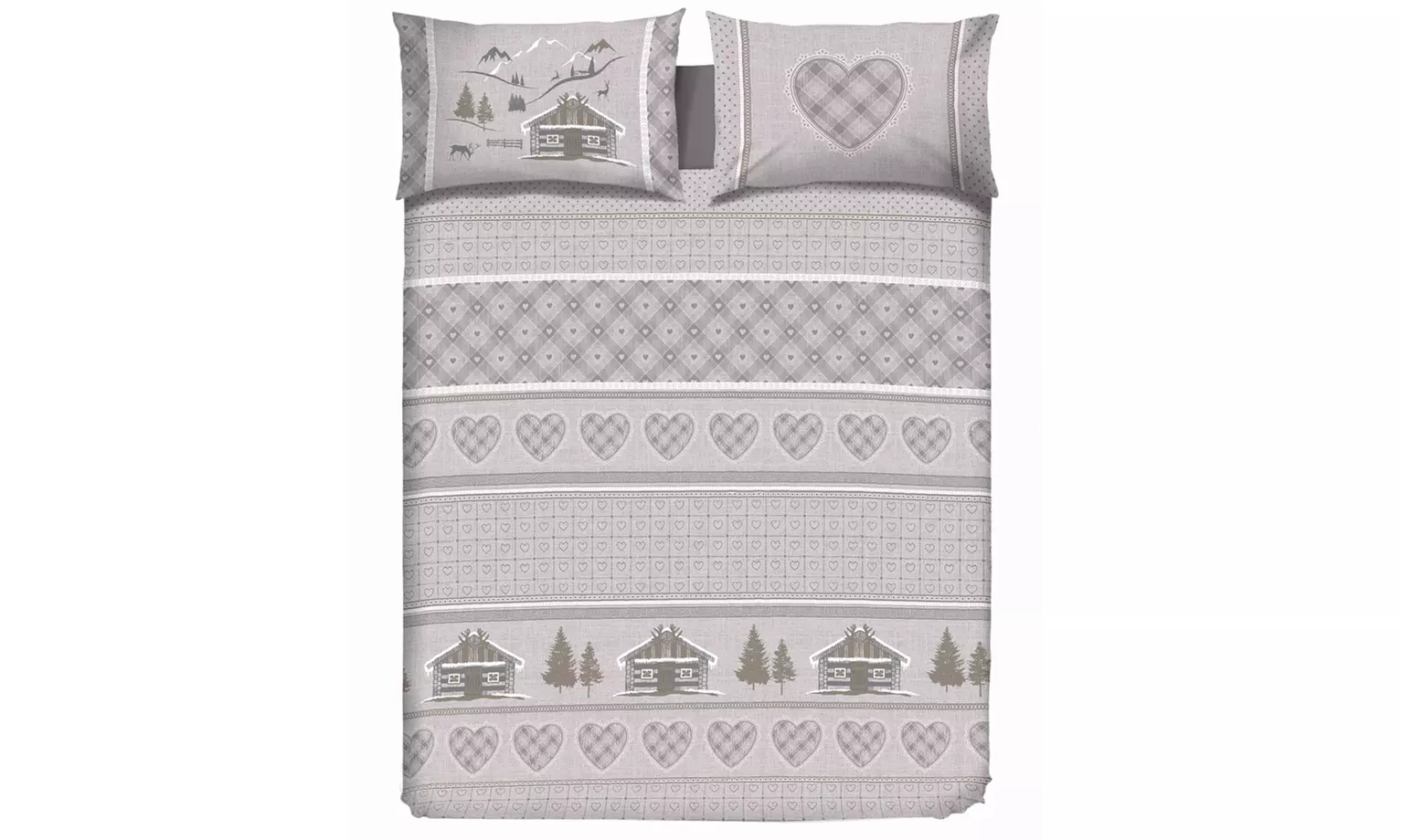 Copripiumino in fantasie invernali e tirolesi