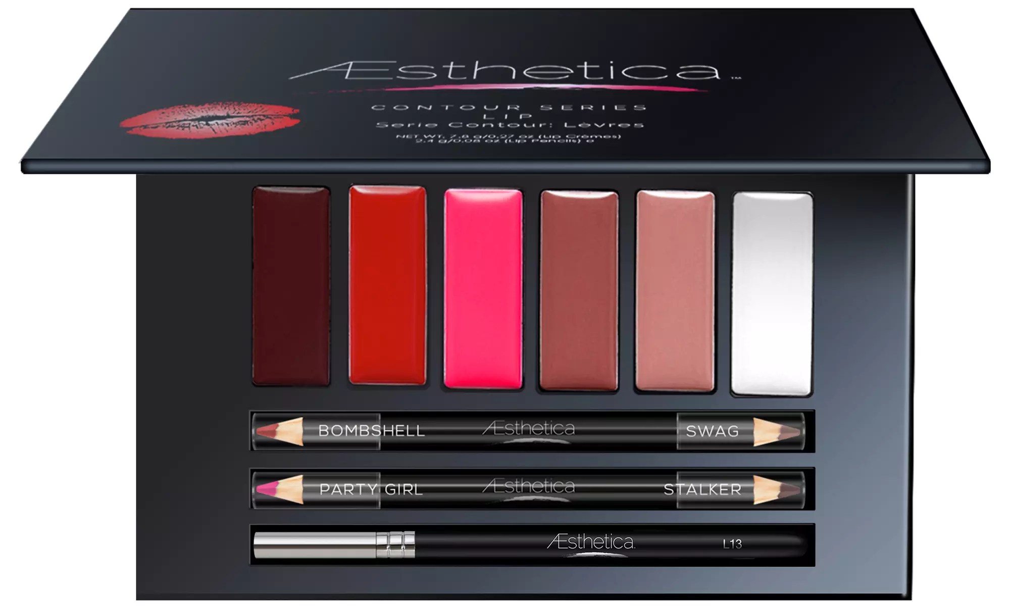 Aesthetica Matte Lip Contour Kit (10-Piece) - Primary Image