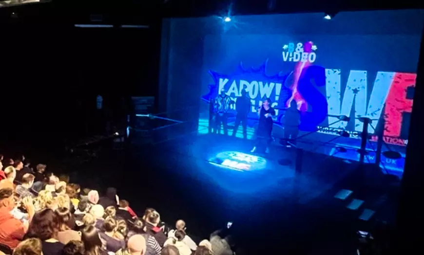 Image 1: Ticket to Kapow Wrestling for 1 Adult or Family on Jun 1st-Aug 30th