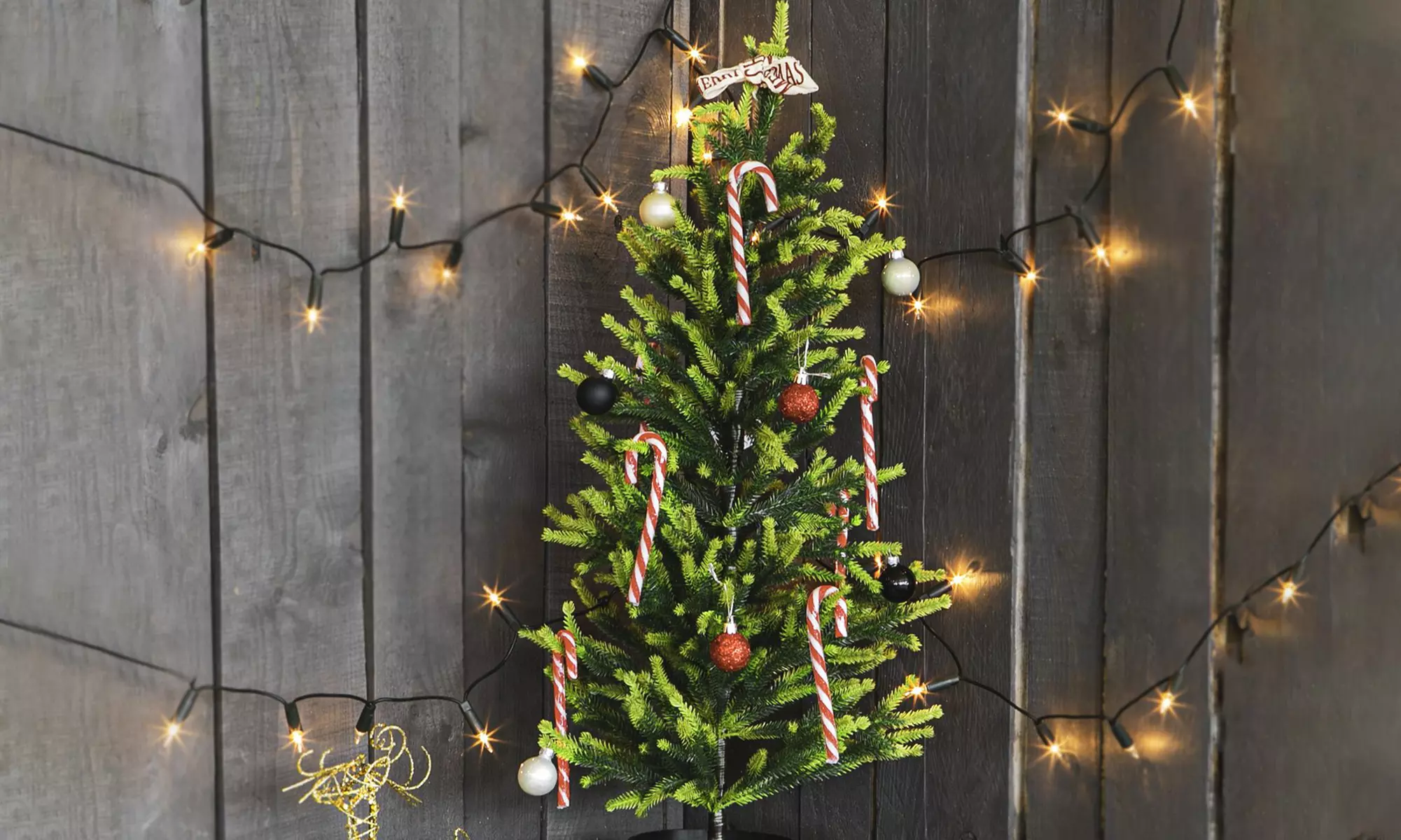 Artificial Potted Christmas Tree 80cm - Primary Image