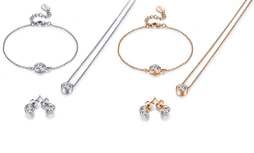 Image 10: Set with Crystals from Swarovski®