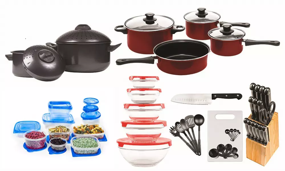 Non-Stick Cookware Combo Set (84-Piece) - Primary Image