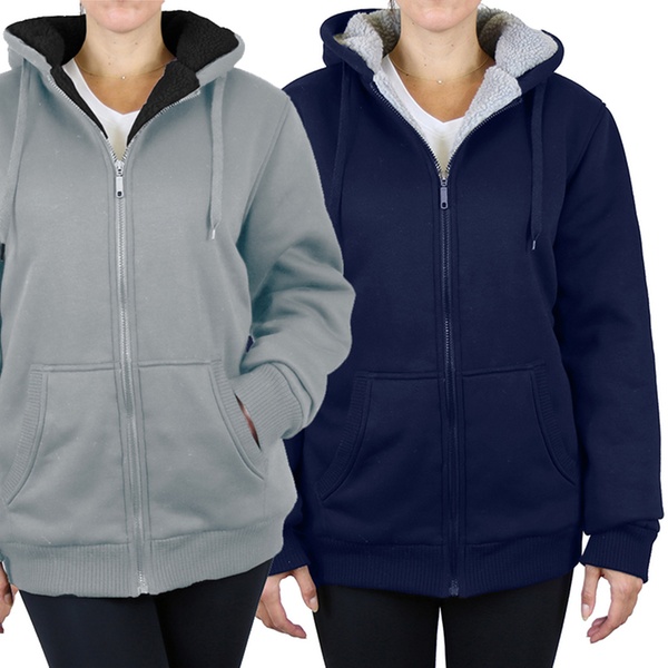 fleece lined hoodie plus size