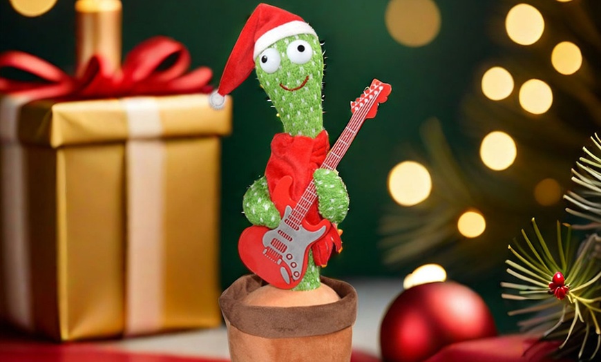 Image 5: Christmas-Themed Dancing Toy Cactus