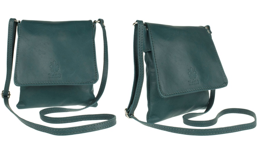 Image 28: Laura Leather Shoulder Bag