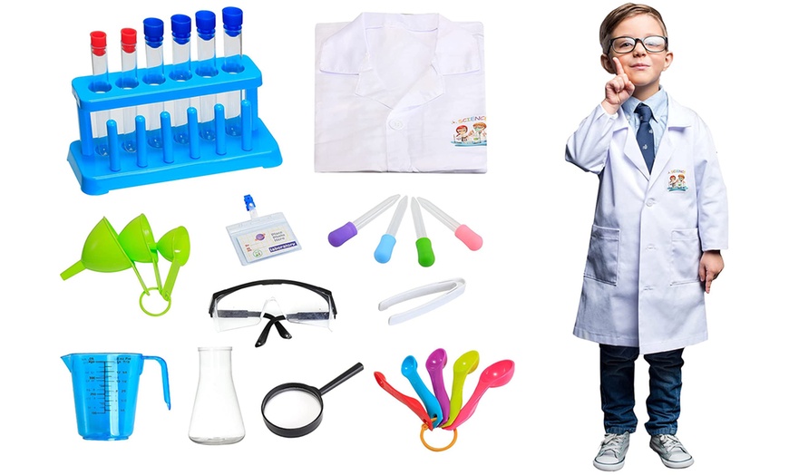 Image 4: deAO Kids Role Play Laboratory Science Kit